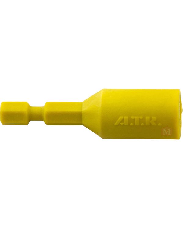Bits-Top i gul farve til montering af spindlere fra ATR Solutions. Indeholder 1 stk. Bit-Top. 