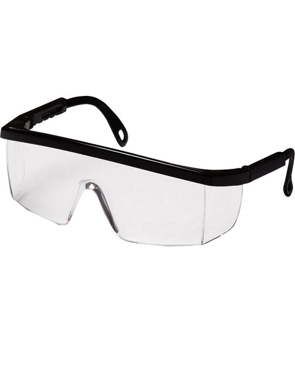 Med klar linse i slagfast polycarbonat 
Pyramex Integra sikkerhedsbriller med klar linse og sideskjolde i slagfast sort polycarbonat. Justerbare brillestænger. Linsemærkning: 2-1.2 P 1 F.