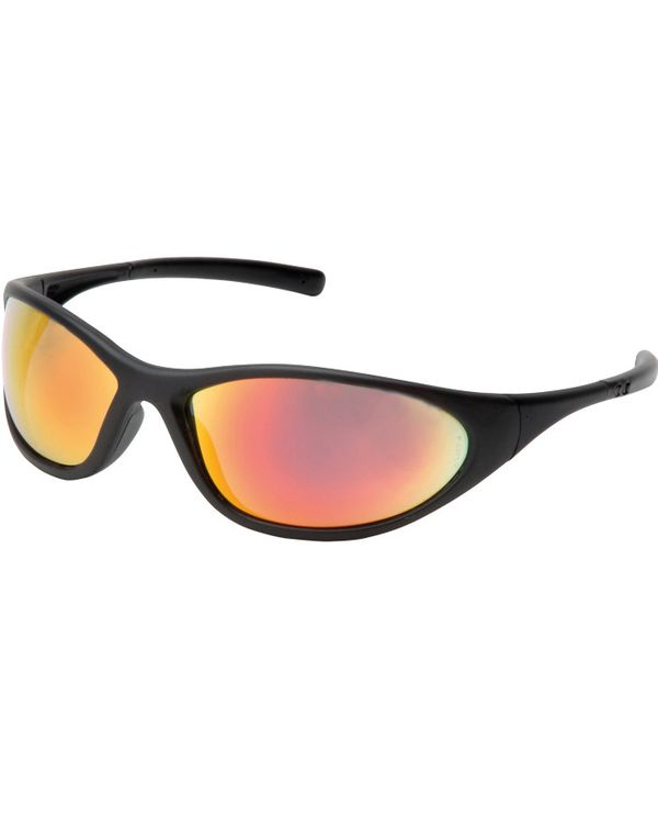 Pyramex Zone II sikkerhedsbriller med orange spejllinse af polycarbonat.