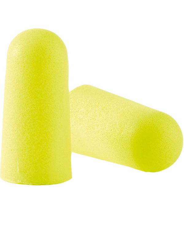 3M E-A-R Soft ørepropper af gult PU-skum med glat og konisk form.