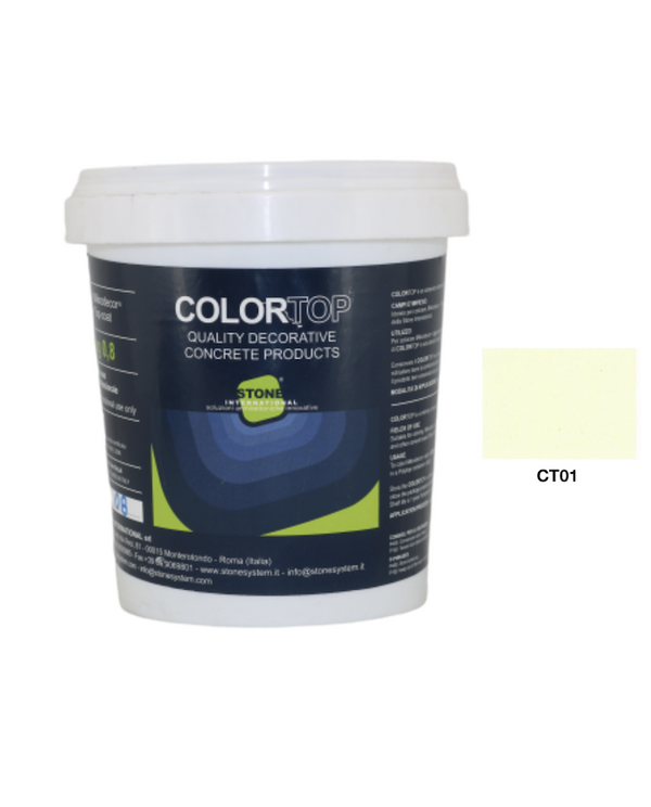 CT 01 Color-Top til farvelægning af mikrodekor og andre cementbaserede produkter.