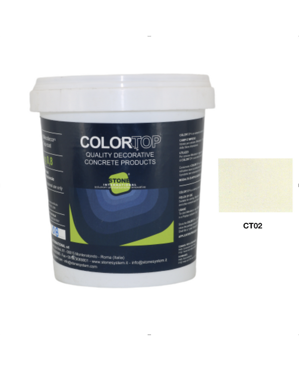 CT 02 Color-Top til farvelægning af mikrodekor og andre cementbaserede produkter.
