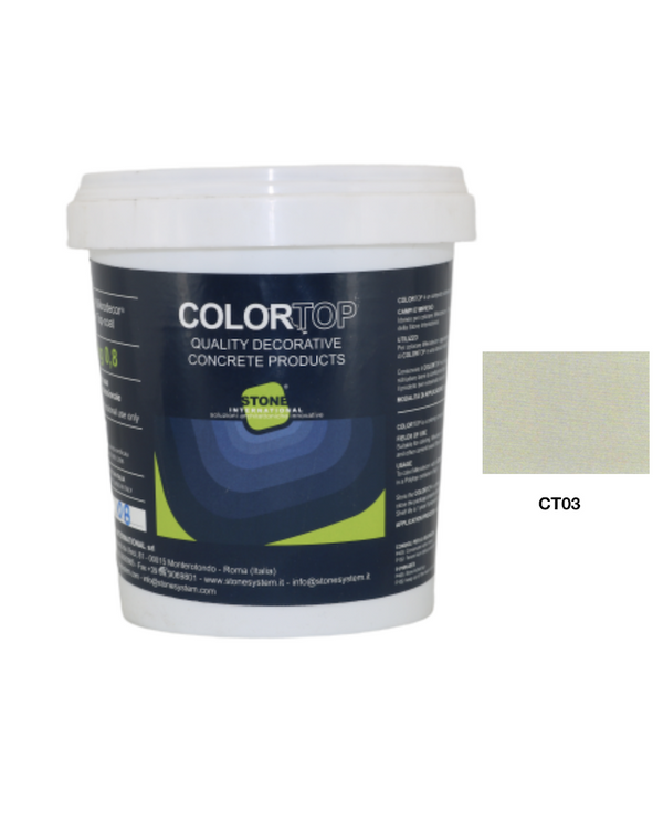 CT 03 Color-Top til farvelægning af mikrodekor og andre cementbaserede produkter.
