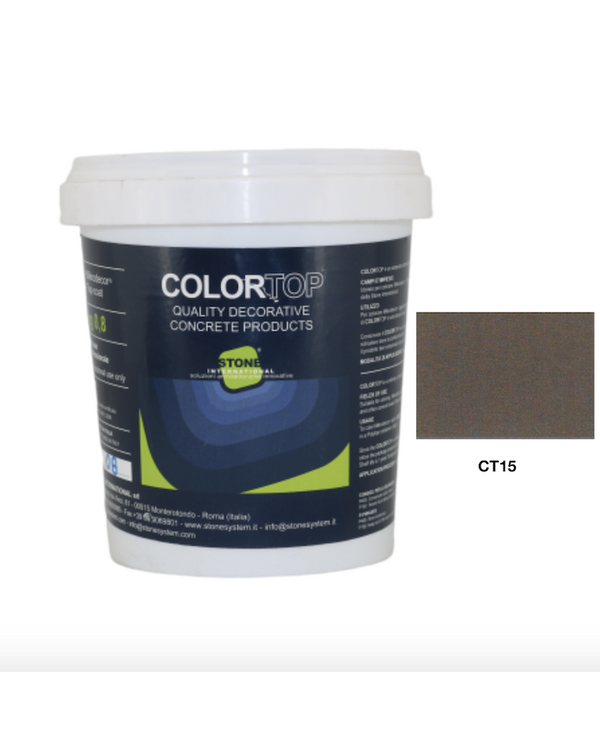 CT 15 Color-Top til farvelægning af mikrodekor og andre cementbaserede produkter.