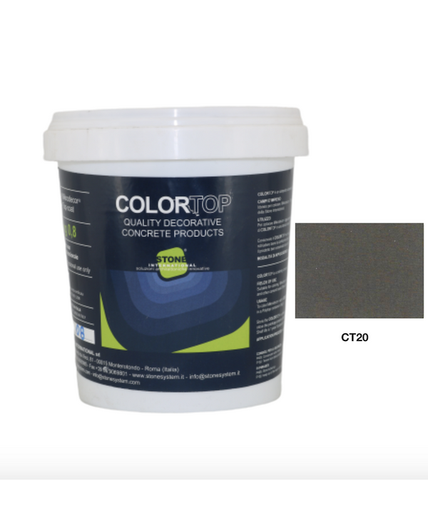 CT 20 Color-Top til farvelægning af mikrodekor og andre cementbaserede produkter.