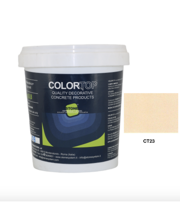 CT 23 Color-Top til farvelægning af mikrodekor og andre cementbaserede produkter.