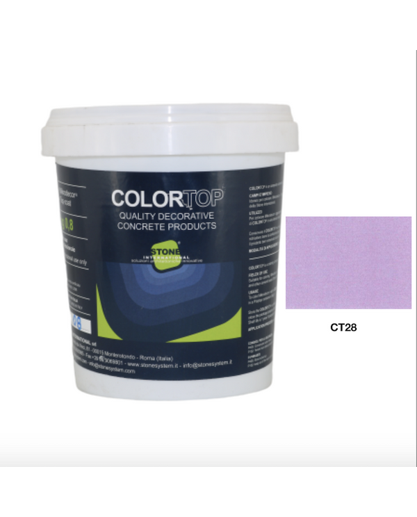 CT 28 Color-Top til farvelægning af mikrodekor og andre cementbaserede produkter.
