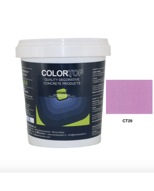 CT 29 Color-Top til farvelægning af mikrodekor og andre cementbaserede produkter.