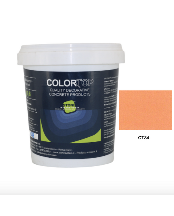 CT 34 Color-Top til farvelægning af mikrodekor og andre cementbaserede produkter.