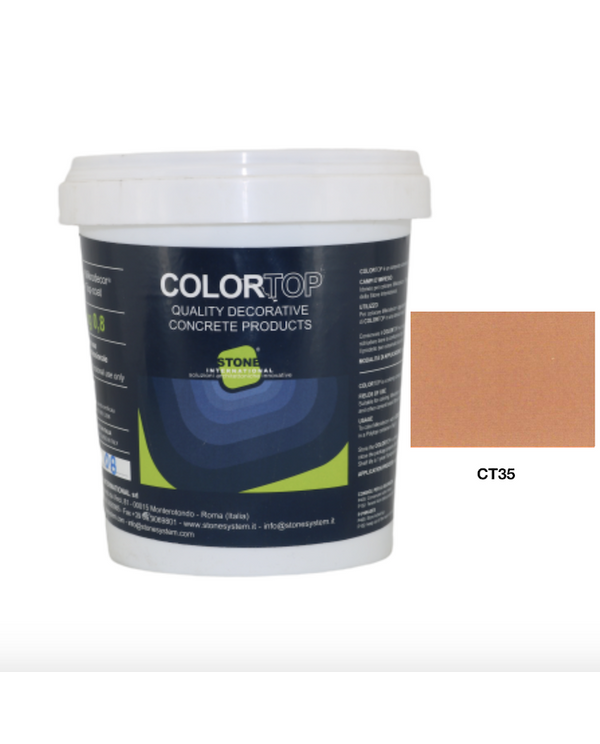 CT 35 Color-Top til farvelægning af mikrodekor og andre cementbaserede produkter.
