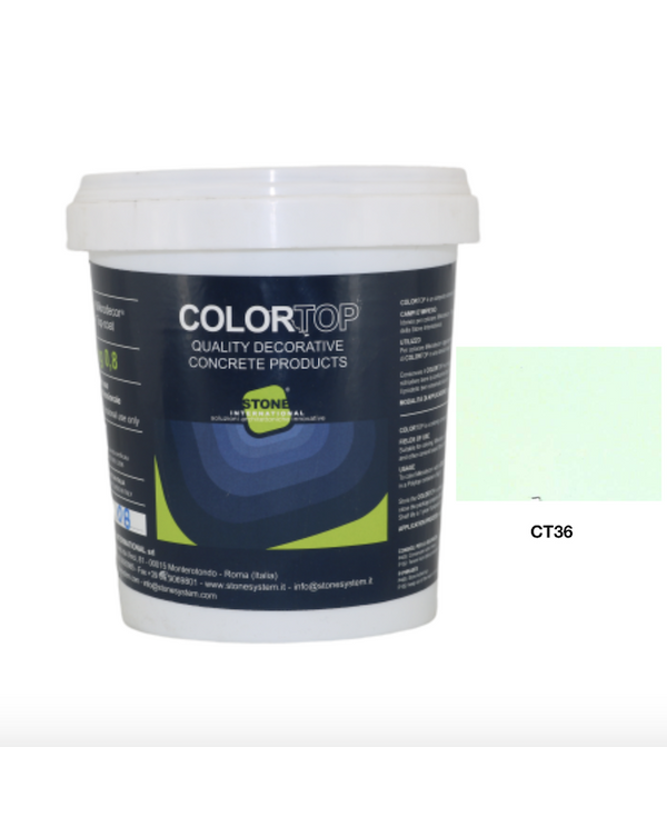 CT 36 Color-Top til farvelægning af mikrodekor og andre cementbaserede produkter.
