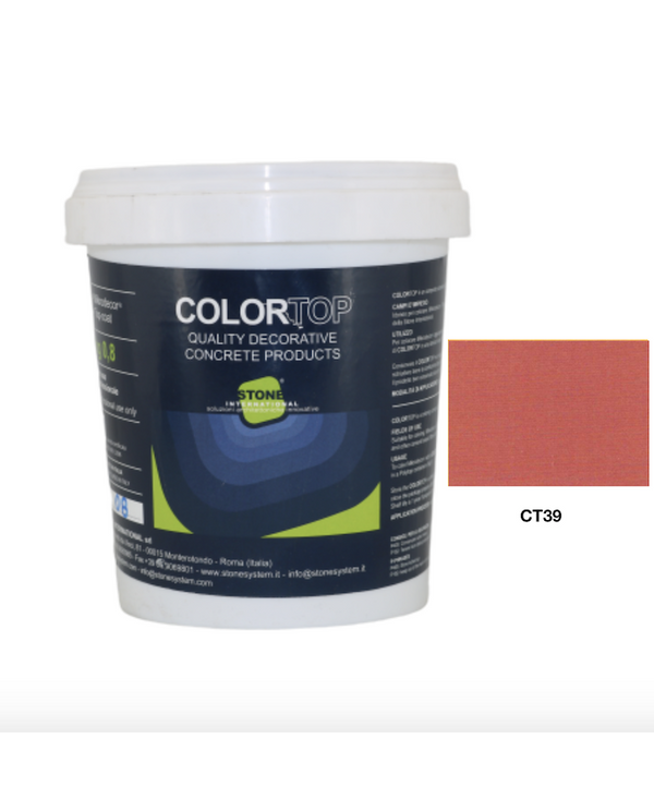 CT 39 Color-Top til farvelægning af mikrodekor og andre cementbaserede produkter.