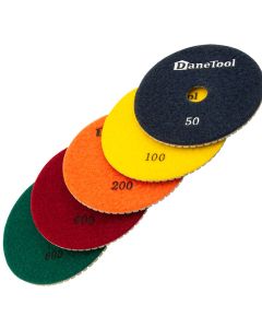 Slibepads sæt - Ø 125 mm