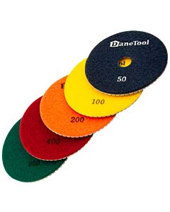 DaneTool Slibepads s&aelig;t - &Oslash;125 mm