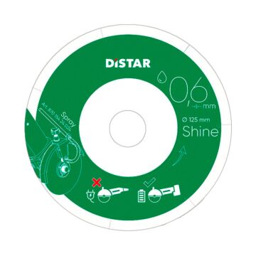 Distar Diamantklinge Ø125 mm – Shine – Til Akku
