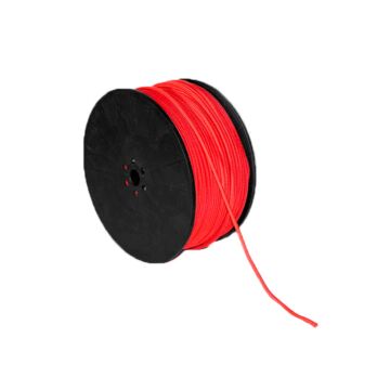 Roliba Flisesnor rød med hjerte – 6mm x 220m