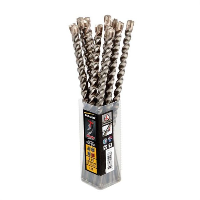 Booster 3-skærs Hammerbor 10/160 mm (12 stk)