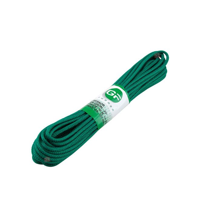 Grøn PP flisesnor - 4 mm - 10 meter