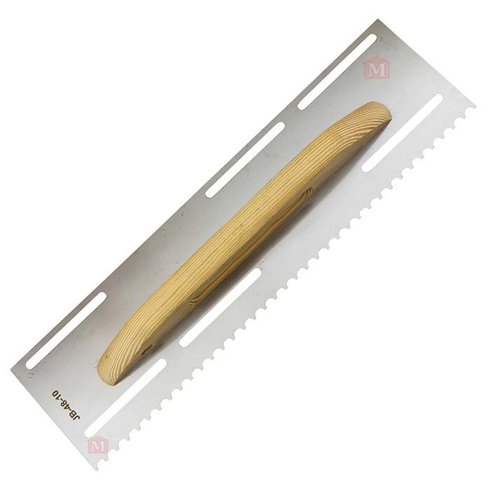 Tandspartel til vinkelbeslag - 48 cm - rund tand - 14 mm (DaneTool)