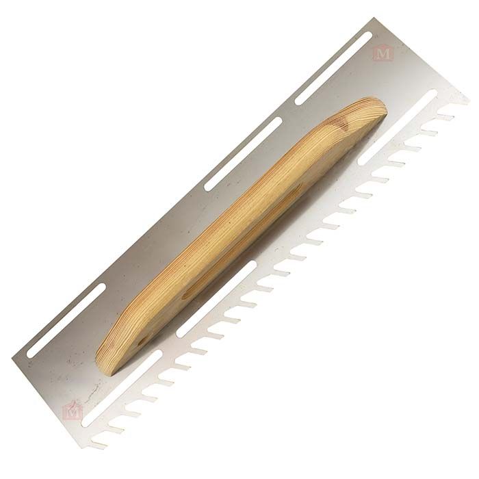 Tandspartel til vinkelbeslag - 48 cm - skrå tænder - 14 mm (DaneTool)