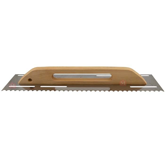 Tandspartel til vinkelbeslag - 58 cm - rund tand - 6 mm