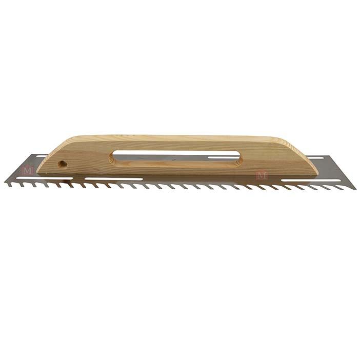 Tandspartel til vinkelbeslag - 58 cm - skrå tænder - 6 mm (DaneTool)