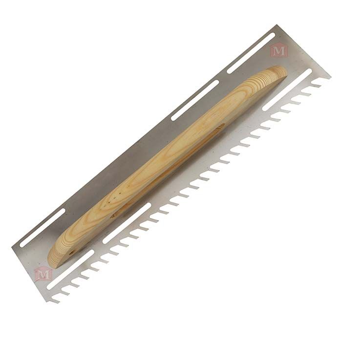 Tandspartel til vinkelbeslag - 58 cm - skrå tænder - 6 mm (DaneTool)