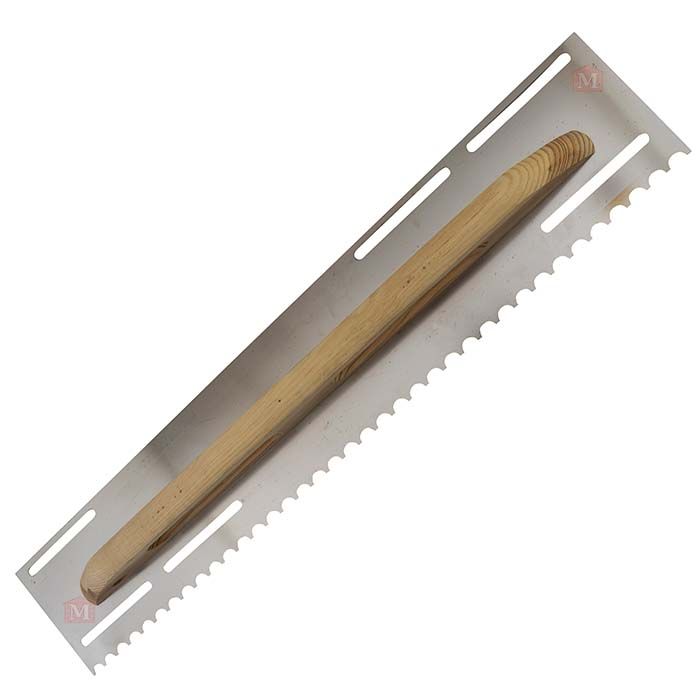 Tandspartel til vinkelbeslag - 68 cm - runde tænder - 8 mm (DaneTool)