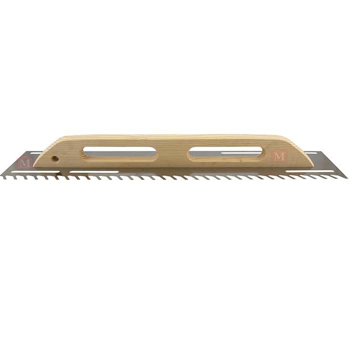 Tandspartel til vinkelbeslag - 68 cm - skrå tænder - 6 mm (DaneTool)