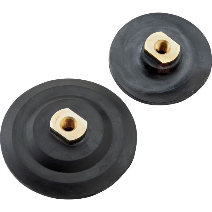 Bagskive af gummi med velcro