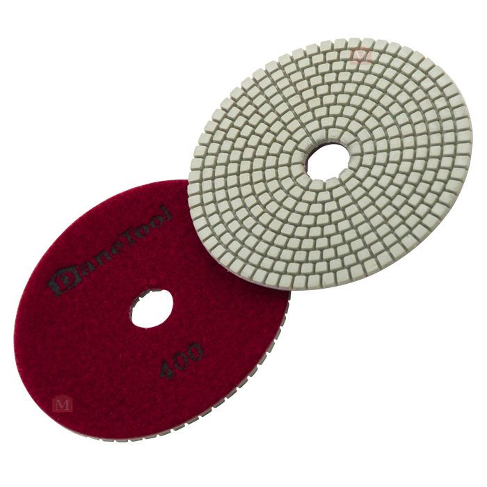 Slibepads - Ø 100 - Kornstørrelse 400