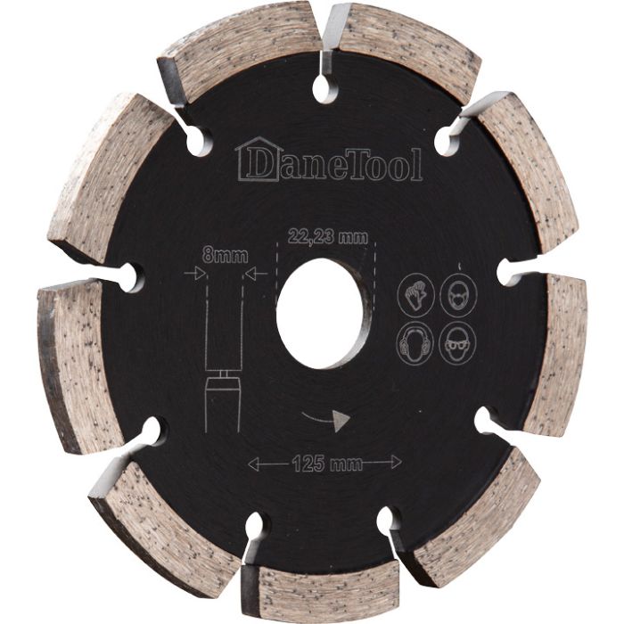 Massive fugefræserskiver (8 mm)