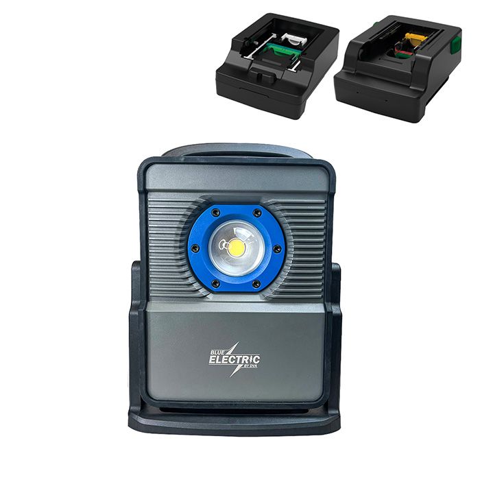 Blue Electric +Plus Line Hybrid Arbejdslampe 80W sampak