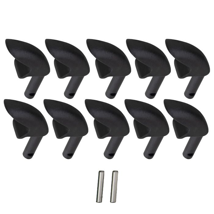 DaneTool Nylonhoveder til fugetrykkerhåndtag ECO Nylon - Oval - 10 stk