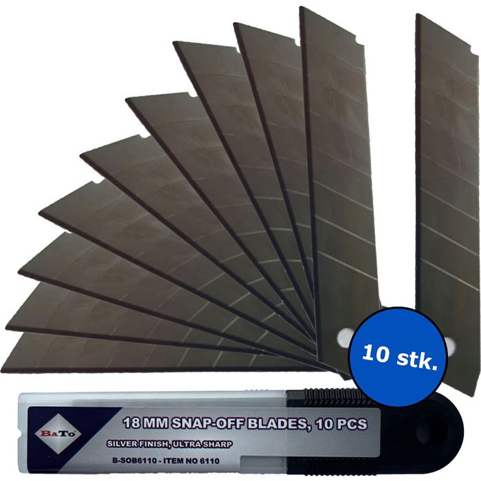 BATO Knivblade 18mm - bræk-af (10 stk.)