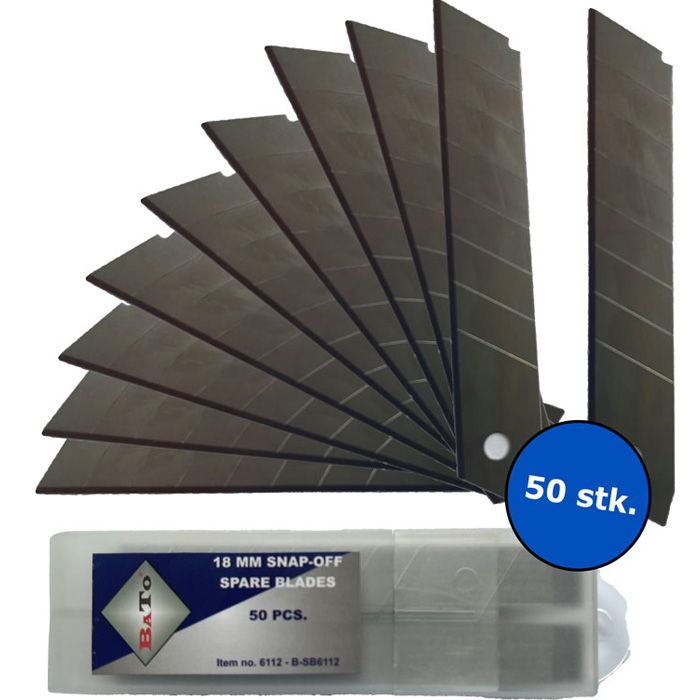BATO Knivblade 18mm - bræk-af (50 stk.)