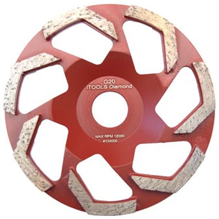 Kopskive diamant G20 M - Ø 125 mm - Rød