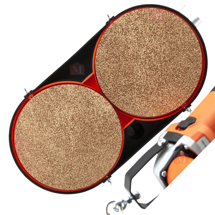 Slibeskive med velcro - 200 mm - Rokamat - Korn 36