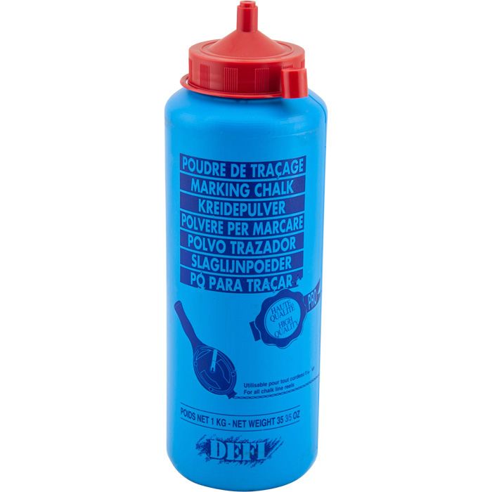 Kridtpulver - 1 kg (rød)