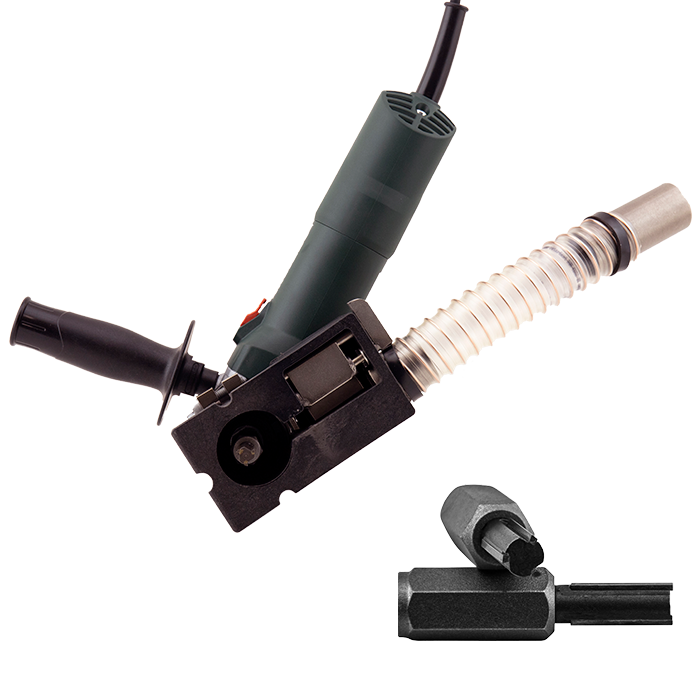 3 Skærs Fugefræserstift Metabo Startsæt Nylon m/Styreskinne 12mm