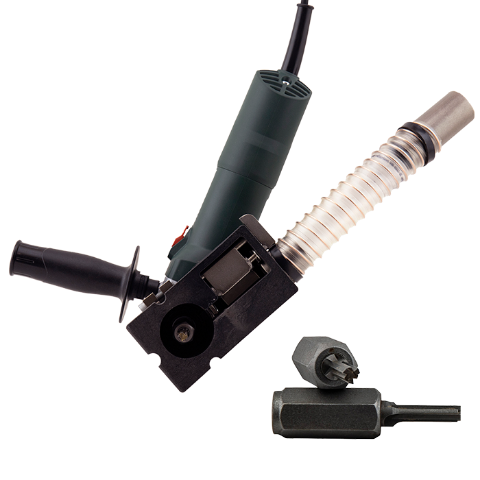 3 Skærs Fugefræserstift Metabo Startsæt Nylon m/Styreskinne 8mm