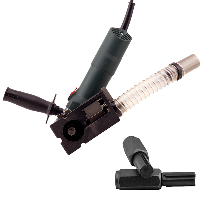 3 Skærs Fugefræserstift Metabo Startsæt Nylon m/Styreskinne 14mm