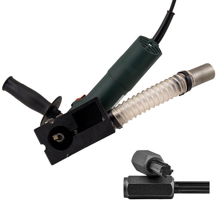 4 Skærs Fugefræserstift Metabo Startsæt Nylon 10mm