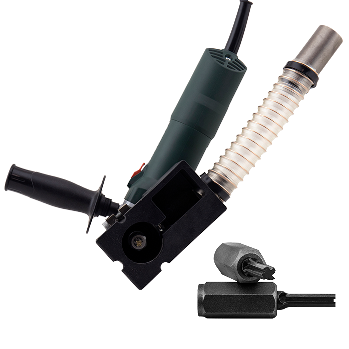4 Skærs Fugefræserstift Metabo Startsæt Nylon 8mm
