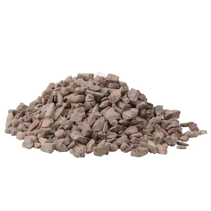Brun Mahogni marmorskærver - 3-5 mm (5 kg)