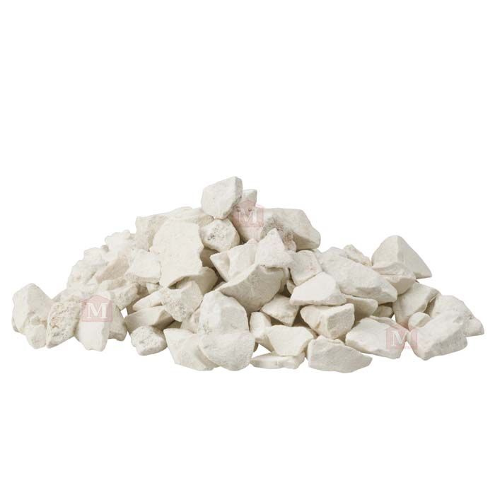 Hvid Verona Marmorsten/Marmorskærver - 8-12 mm (25 kg)