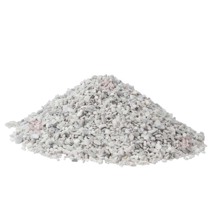 Bardiglio marmorsten/marmorskærver - 1,5-3 mm (25 kg)