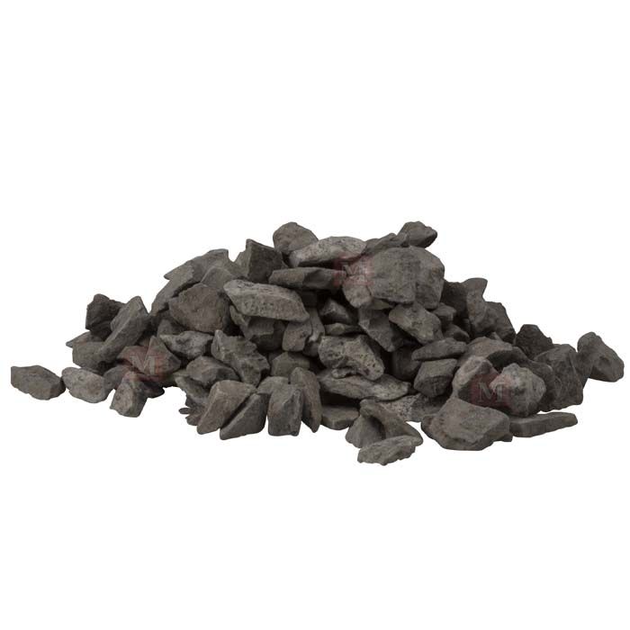 Sort Ibenholt marmorsten/marmorskærver - 8-12 mm (25 kg)