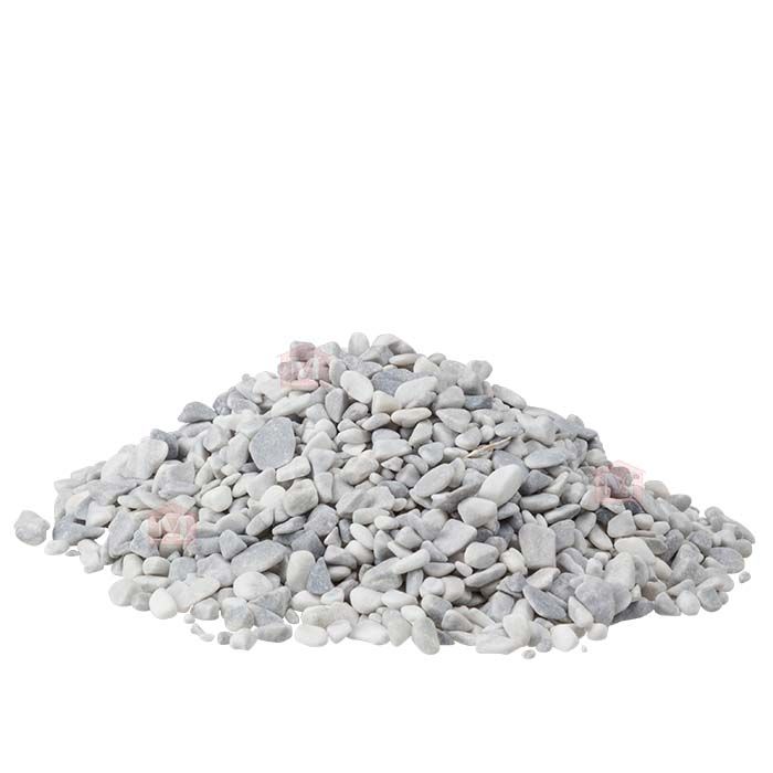 Bardiglio Marmorsten til Epoxy - 2-4 mm (25 kg)