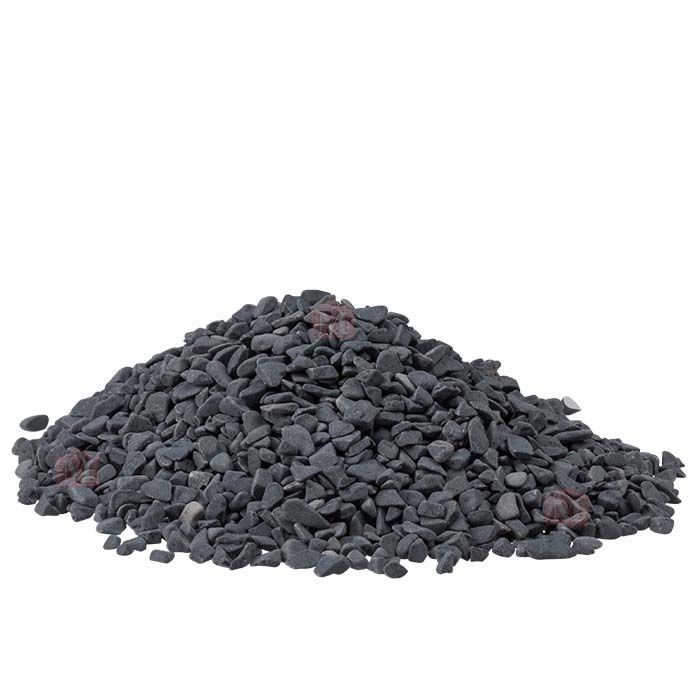 Sort Ibenholt marmorsten til epoxy -  2-4 mm (1 kg)